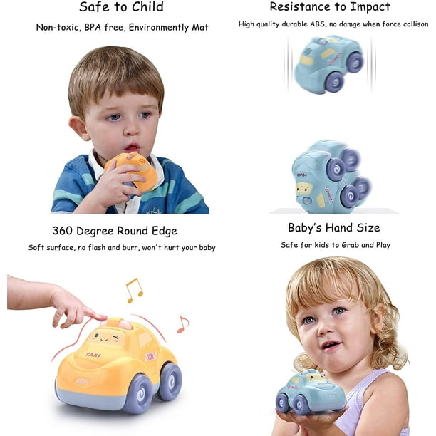 Jouets pour bébé garçon de 1 à 5 ans, jouets pour bébé de 6 à 18 mois,  cadeau pour bébé de 3 à 12 mois, voiture jouet