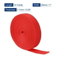 thumbnail image 2 of Uxcell Lightweight Polypropylene Webbing Straps Strapping Band for Outdoor Red, 2 of 5