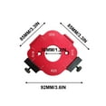 thumbnail image 2 of Gabarit d'Angle pour Routeur - Guide en Alliage d'Aluminium R30/R35/R40/R45 pour Projets de Menuiserie et Bricolage, 2 of 3