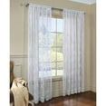 thumbnail image 2 of Commonwealth Mona Lisa 54" Rod Pocket Curtain Panel in White, 2 of 4