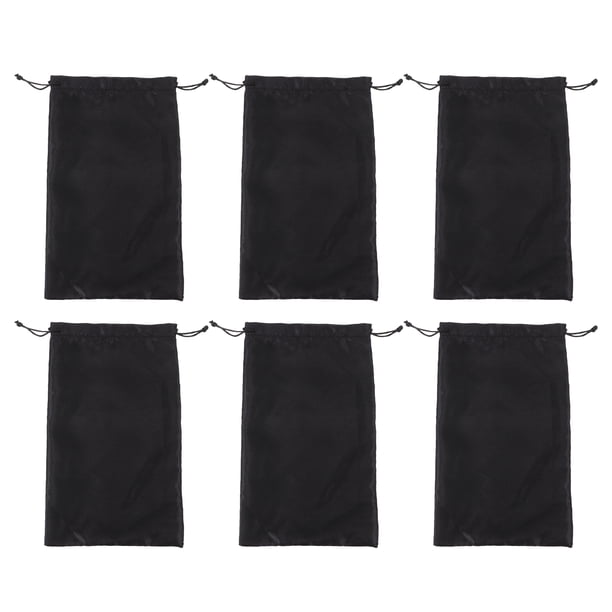 6 bolsas de seda para pelucas, con cordón, para extensiones de cabello