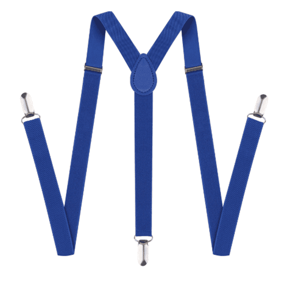 FLORNIX Suspenders for Men Flexible Mens Suspenders Adapt to Different Body Types Wear-Resistant Suspenders,Light Blue