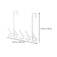 thumbnail image 6 of Simple Style Door Back Hanger Storage Hook Multipurpose Space Saving No Drilling Steel 1pc, 6 of 6