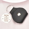 thumbnail image 4 of Mom Christmas Birthday Gifts from Daughter, Double Sided Pocket Hug Token Keepsake Gift for Mom Mother Mama Keychain for Mom In Law Inspirational Long Distance Gift for Mom Women With Leather Case, 4 of 6