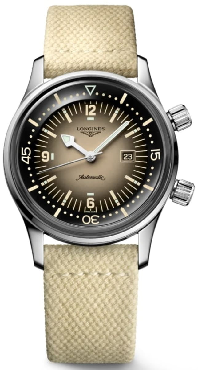 Longines Legend Diver Mother of Pearl Dial Stainless Steel Women's
