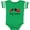 Football Green and White, variant on Inktastic Big Sister Girls Baby Bodysuit
