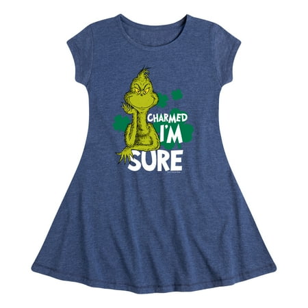 

The Grinch - Charmed I m Sure - Toddler and Youth Girls A-line Dress