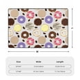 thumbnail image 4 of XMXT Non-Slip Area Rug, Multiple Donut Illustrations Polyester Rugs for Living Room, 72 x 48 inches, 4 of 9