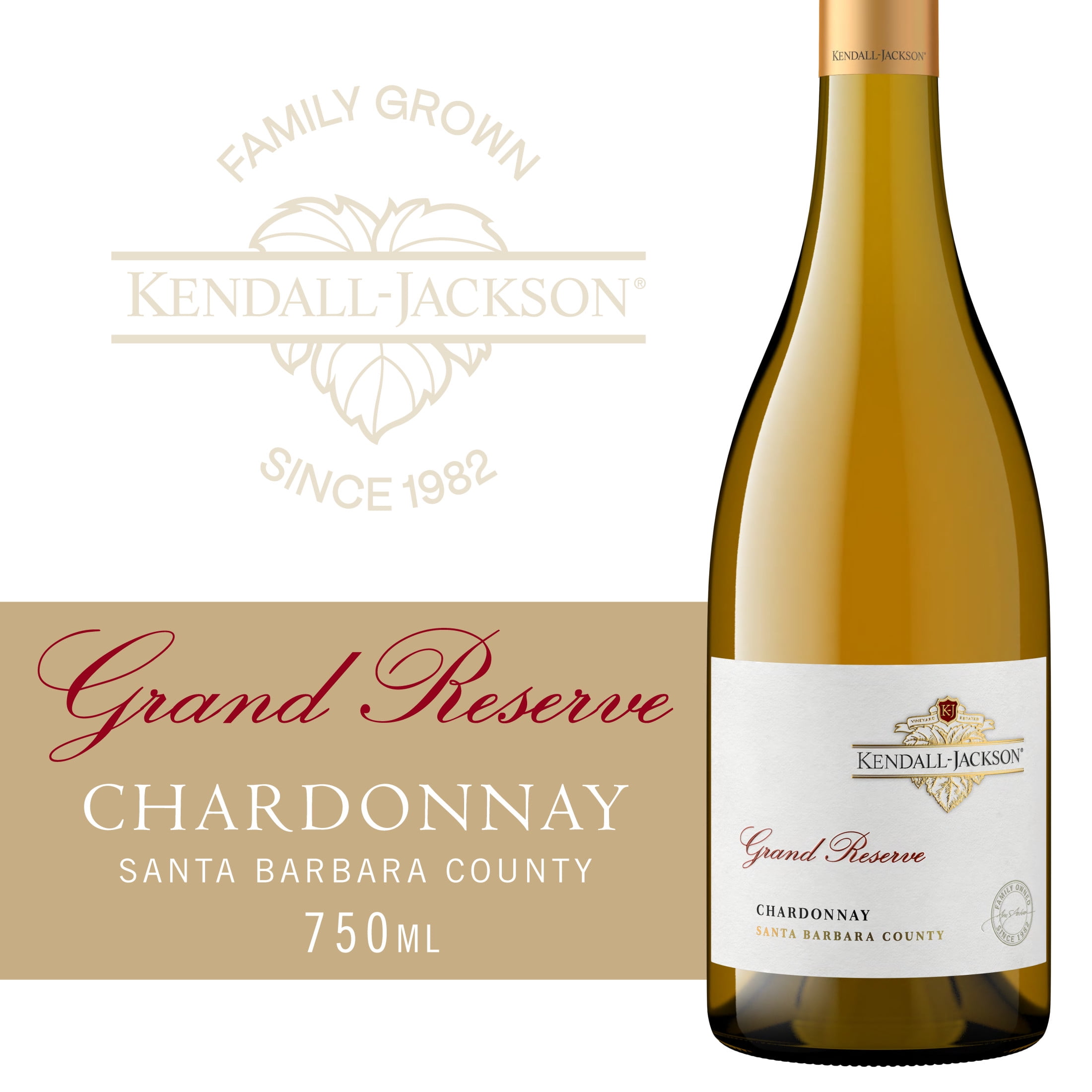KendallJackson Grand Reserve Chardonnay White Wine, 750ml