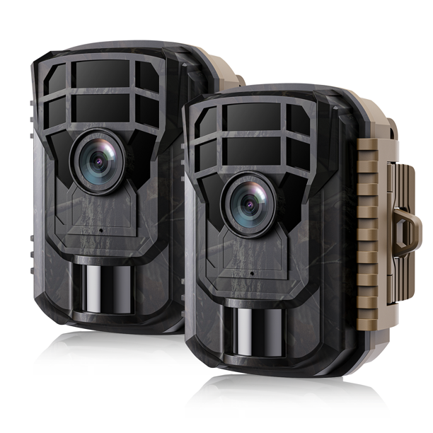 CAMPARK 2 Pack Trail Camera 24MP 1080P Game Hunting Deer Camera with