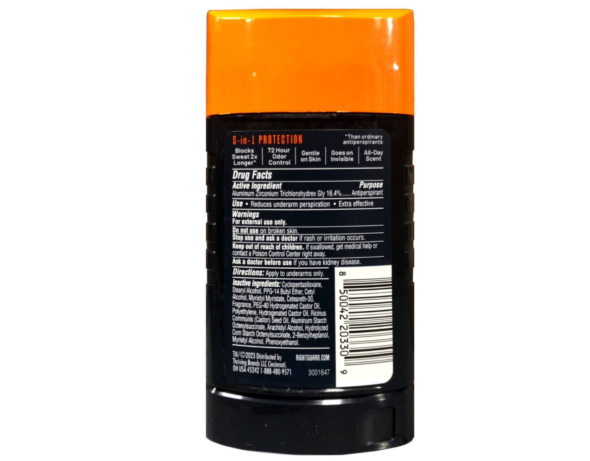 Right Guard Xtreme Defense Antiperspirant Deodorant Solid Stick, Fresh Blast, 2.6 Ounce (Pack of 4)