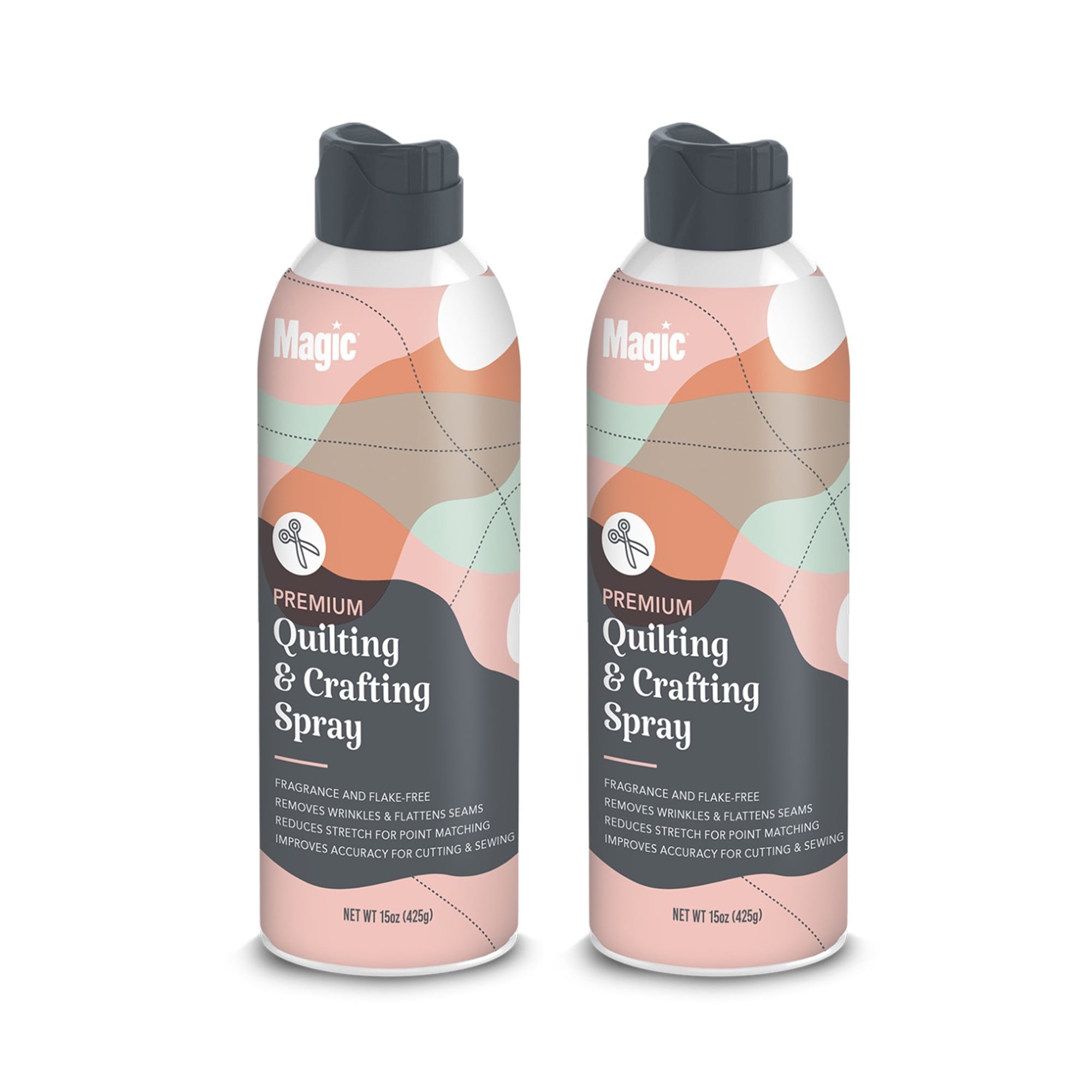 Magic Premium Quilting & Crafting Spray Aerosol 2 Pack