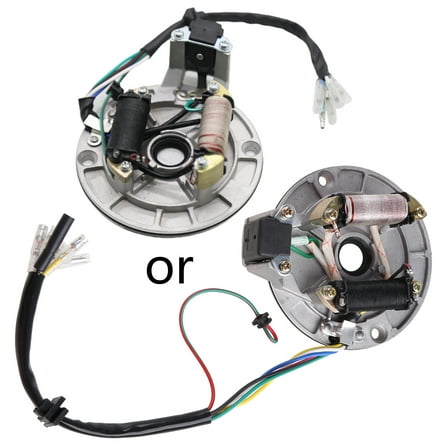 Zeiwohndc Coil Ignition Magneto Stator Plate for Pit Dirt Bike 70CC 90CC 110CC 125CC
