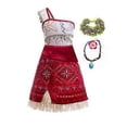 thumbnail image 1 of Girls New Movie Moana 2 Dress Halloween Party Adventure Costume Girl Princess Fancy Clothes, 1 of 5