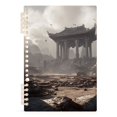 thumbnail image 2 of Haosy Ancient Ruins Notebooks 2 Pcs 1-subject Journal 60 Sheets A5 College Ruled Paper Detachable Ring 8.3"x5.7", 2 of 8