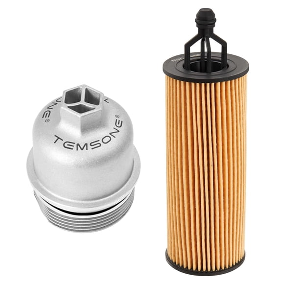 Upgrade Aluminum Oil Filter Housing Cap with Oil Filter for Dodge Jeep Chrysler