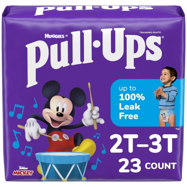 Pantalones de entrenamiento para ir al baño para niños, 2T-3T (7-15 kg), 23 unidades