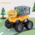 thumbnail image 3 of Coche Transportador De Dinosaurios Para Niños, Juguete Con Dinosaurio De Juguete, Vehículo De Ingeniería Grande, Coche De Tracción Por Fricción, Juego De Coches De Dinosaurios Para Niños Eigraketly FN007277-02, 3 of 6