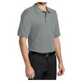 thumbnail image 4 of Yellow Rooster Men's Short Sleeve Silk Touch Polo with Pocket Cool Grey 4XL, 4 of 6