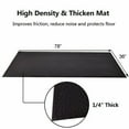 thumbnail image 3 of Tapis de Course 36 Pouces x 78 Pouces Grand Protecteur de Sol Exercice Mise en Forme Équipement de Gym Tapis, 3 of 9