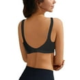 thumbnail image 6 of LLYWEY Plus Size Sports Bras for Women Solid Push-up Padded Bras Breathable Back Hook & Eye Closure Everyday T-Shirt Bras, 6 of 9