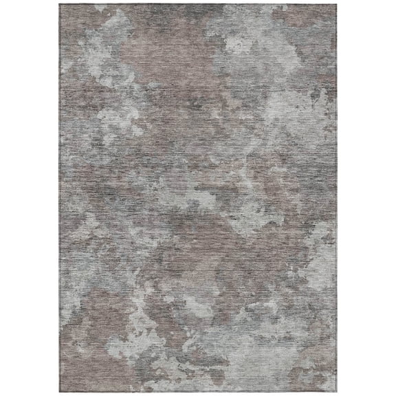 Dalyn Rugs Machine Washable Indoor/Outdoor Chantille Brown 10' x 14' Rug