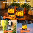 thumbnail image 2 of Faroles solares KOOPER, paquete de 4, impermeables, con modos de llama para exteriores, 2 of 7