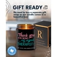 thumbnail image 4 of Candle Rosa Vila, terapeuta no remunerada, divertido regalo de amistad, 4 of 7