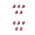 thumbnail image 2 of Flores artificiales Inteprter 2Conjunto ciruela púrpura para decoración del hogar interior o exterior, 2 of 6