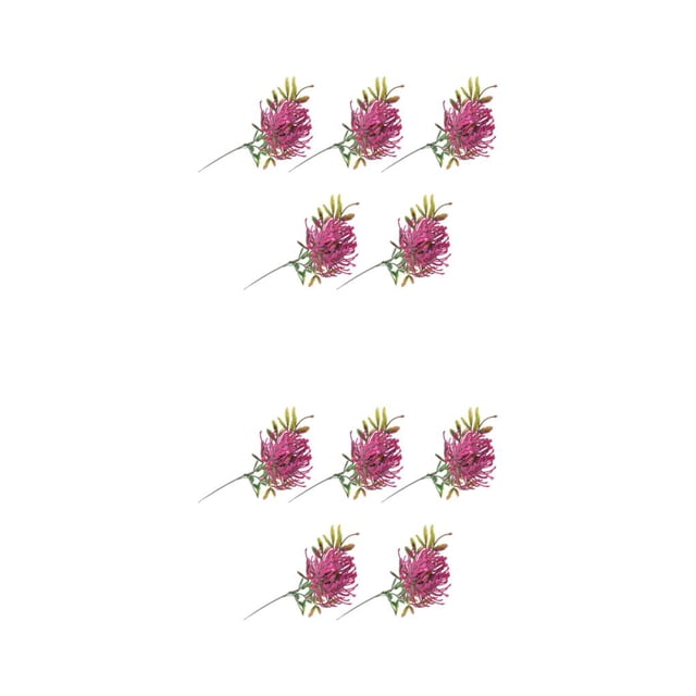 Ramo de flores artificiales Kearding 5 unids/set ciruela púrpura apariencia realista