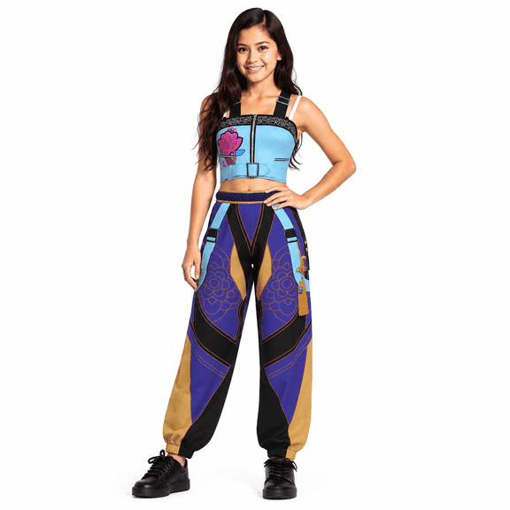 Pop Star Costume Stage Outfit Camisole and Pants 2-Piece Set Pop Singer Costume Performance Outfit Halloween Cosplay Costume