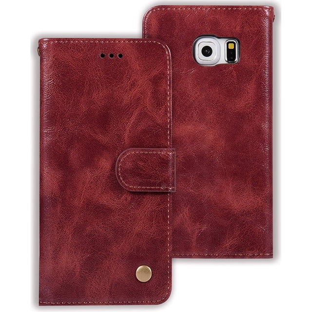 Zoeirc Galaxy S7 Case, Samsung S7 Wallet Case, PU Leather Wallet Flip Protective Phone Case Cover with Card Slots