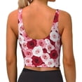 thumbnail image 3 of Lsque Rose Printed Women'S Sports Bra, Compression, Moisture Wicking, High-Impact Sports Bra For Women,Supportive sports bra-XX-Large, 3 of 9
