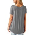 thumbnail image 2 of T-Shirt Ample pour Femmes Manches Courtes Hauts Décontractés Blouse Tee, 2 of 2