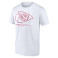 thumbnail image 2 of Men's Patrick Mahomes White Kansas City Chiefs Tonal Name & Number T-Shirt, 2 of 3