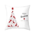 thumbnail image 1 of Yhmxh Pillow Covers Throw Pillow Covers Pillow Protector Christmas New Pillowcase Rag Linen Pillowcase Back Cushion Cover Luminous Pillowcase, 1 of 2