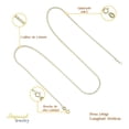 thumbnail image 2 of Cadena Barbada Oro De 10k 50cm, 1.5 Mm Dorado, 2 of 5