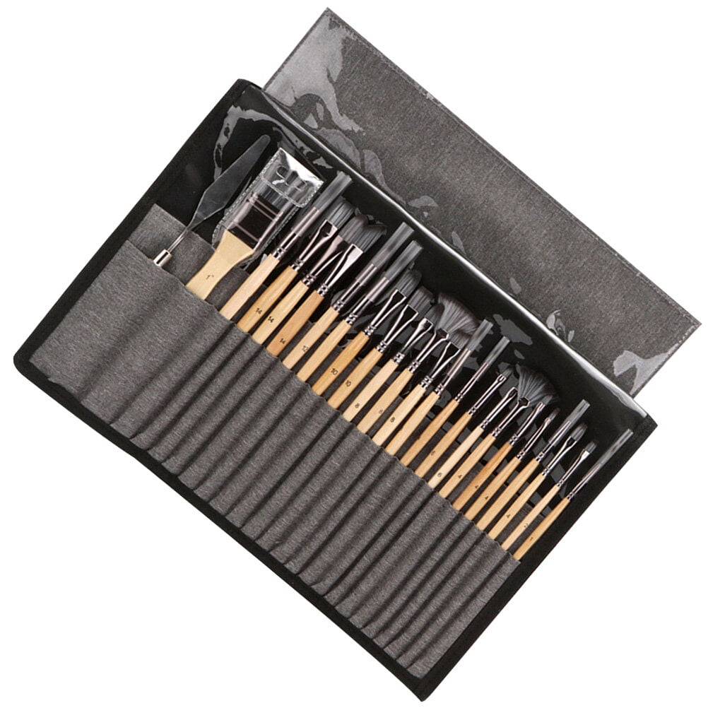 5pcs/set Nylon Hair Oil Paint Brush Set – Artbiz Supply