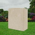 thumbnail image 3 of Funda para columpio de exterior de color beige, resistente al agua y con protección UV, para dos plazas, 160 x 170 x 120 cm, 3 of 8