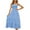 Blue Womens Summer Dress, variant on USSUMA Womens Dresses Vacation, Women’s Off Shoulder Ruffle Maxi Dresses Boho Party Floral Long Dress Summer Casual Strapless Beach Sundress