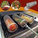 thumbnail image 3 of Jaula para barbacoa Parrilla para barbacoa Horno Red cilíndrica para barbacoa Herramienta para barbacoa rodante Acero inoxidable 304, 3 of 5