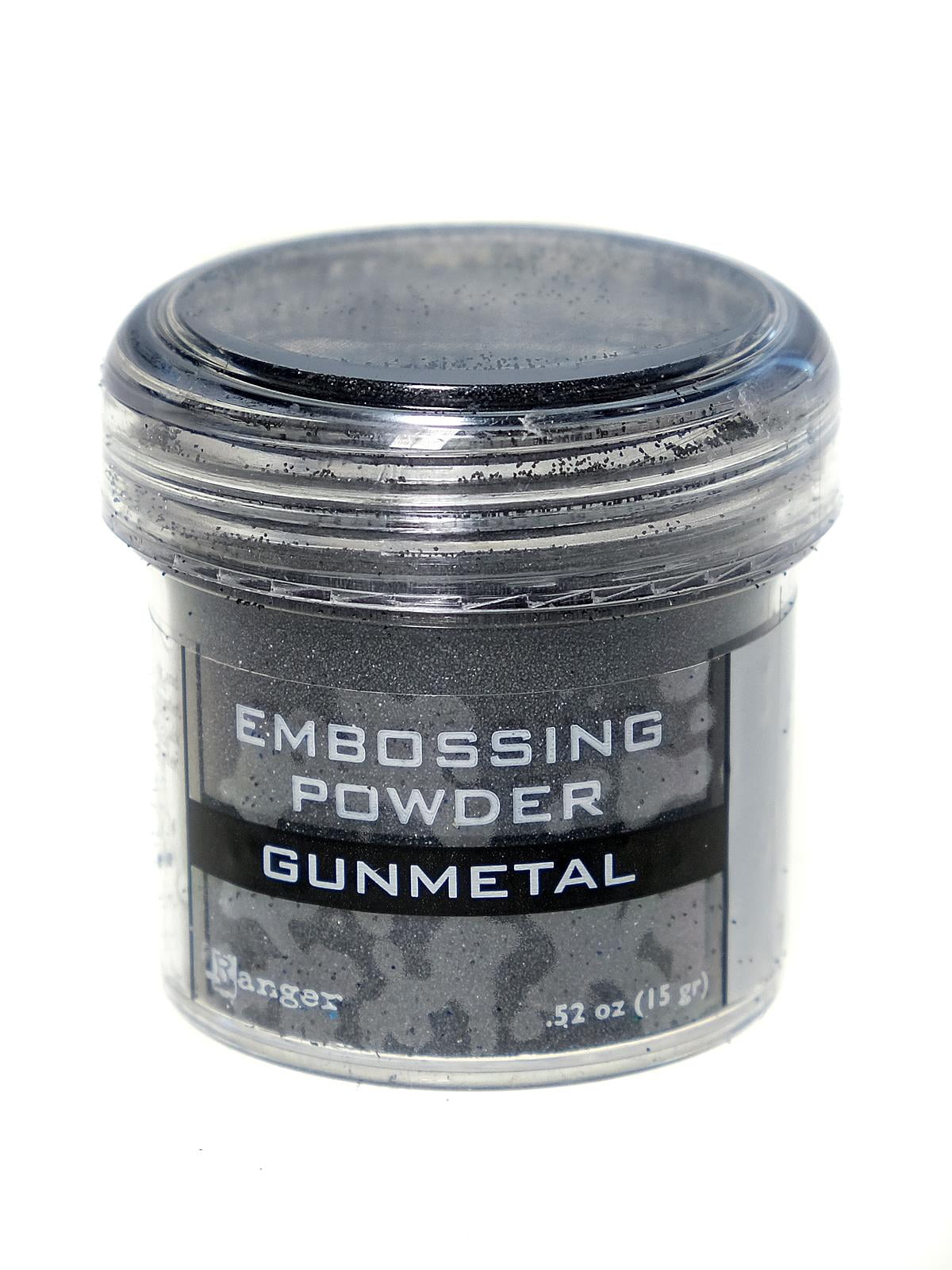 Embossing Powder gunmetal, 1 oz., jar (pack of 3)
