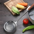 thumbnail image 3 of ZheElen Convenient To Storage Kitchen Strainer Stainless Steel Skimmer Spoon Strainer Skimmer Spoon, 3 of 6