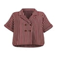 thumbnail image 1 of Blusa George para Mujer, Kimona con Roll Up Vino Talla M, 1 of 4
