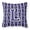 Purple & White, variant on Carolines Treasures Letter L Football Green and White Fabric Decorative Pillow 14Hx14W multicolor