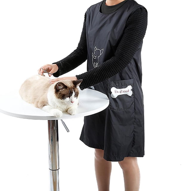 Delantal de Peluquería Antiestático Colco para mascotas Chaleco Sin impermeable Delantal de aseo de mascotas L