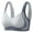 Sky Blue, variant on Seamless Wireless Sports Bra for Women, Breathable Soft Comfort Support, Wide Straps, No Underwire, Everyday Wear