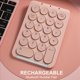 thumbnail image 5 of 2X Teclado Numérico Inalámbrico Teclado Numérico Bluetooth Teclas Redondas Teclado Numérico 22 Teclas Teclado Numérico Recargable (Rosa), 5 of 5
