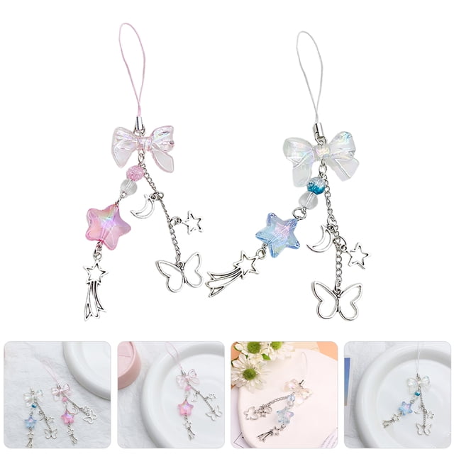 HOOWIFFY 2Ud Accesorios Colgantes Para Móvil En Colores Surtidos Con De