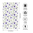 thumbnail image 2 of Pofeuu Purple Chicory Print Hand Towel 27.5" x 16" Soft Absorbent Towel for Bathroom SPA Gym Hotel, 2 of 6